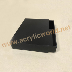 acrylic display china supplier black acrylic hotel <b>desktop</b> <b>organizer</b> with drawer stand hotel acrylic drawer - Product Image 6