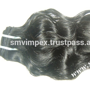 Tejido de cabello humano Remy de grado 12A. Tejido de pelo crudo indio alaigned cutícula DE LA India - Product Image 6