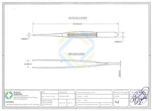 Mcindoe-Pinzas quirúrgicas para secar, pinzas - Product Image 4