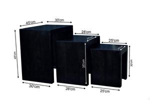 Juego de 3 taburetes de madera - Product Image 2