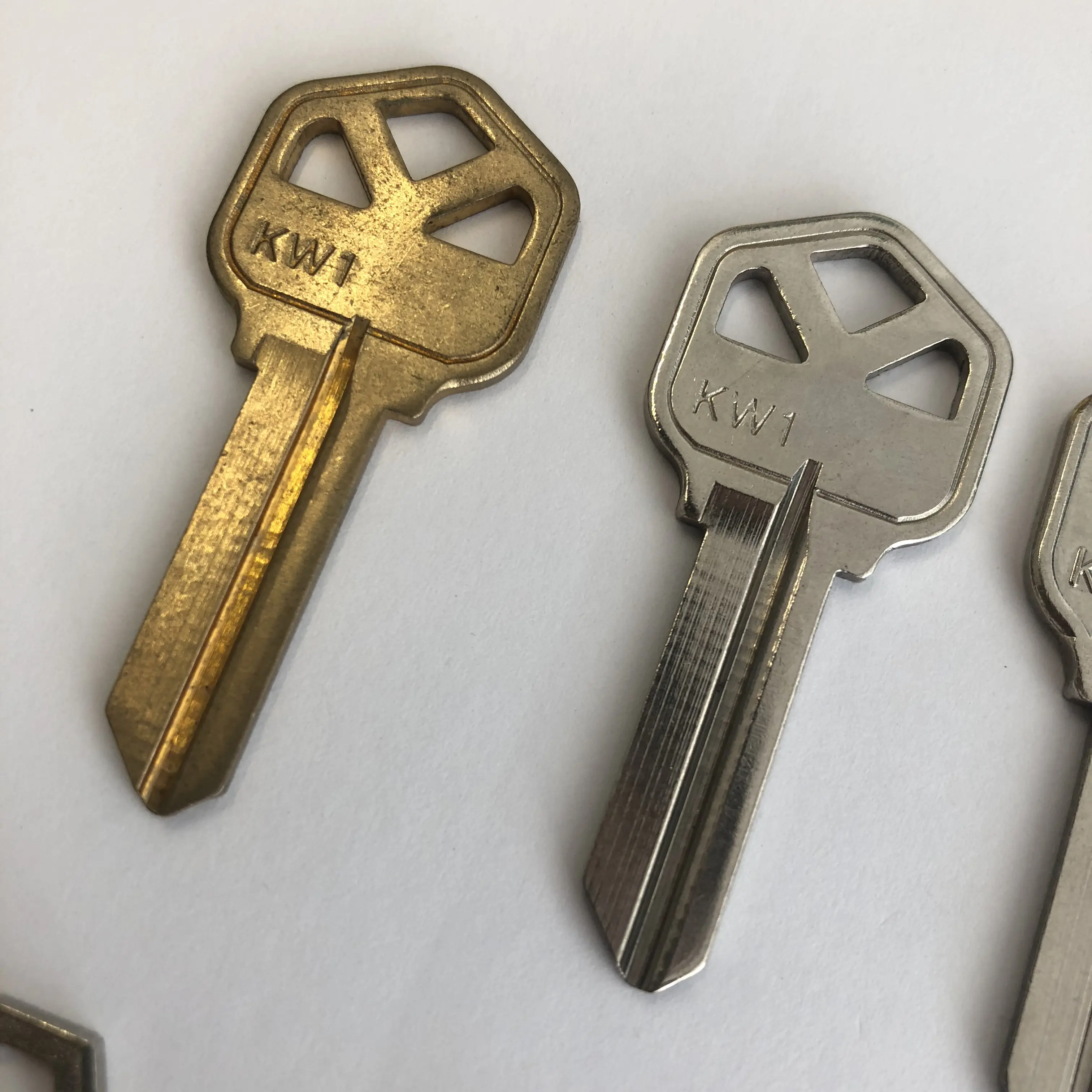 Einst eck zylinder KW1 Schlüssel Hochwertige beste Tür Schlüssel rohling für Schlosser verwendet