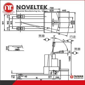 รถบรรทุกไฟฟ้ากระแสตรง3ตันรถยกพาเลทไฮดรอลิก - Product Image 4