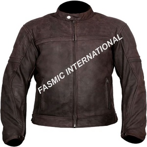 Chaqueta de cuero de carreras de motos Prendas de cuero Premium para jinetes - Product Image 3