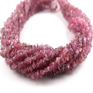 Perles de pierres précieuses lisses non coupées en tourmaline rose naturelle pour la fabrication de bijoux grossiste fabrication - Product Image 1