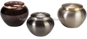 Brassworld India's American Style Metal Pet Cremation <b>Urns</b> - Product Image 2