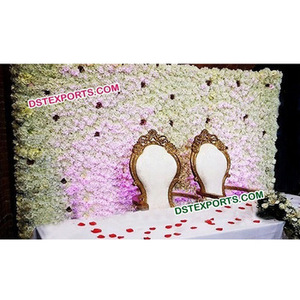 Telón de fondo de flores para boda ceremonia elegante boda telón de fondo de la boda de etapa de decoración - Product Image 1