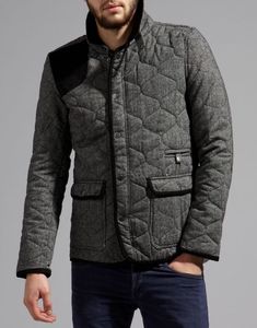 Chaquetas acolchadas de hombre de invierno cálidas de poliéster de lona con cremallera de moda personalizada de la Mejor calidad | Ecológico a prueba de viento al aire libre - Product Image 1