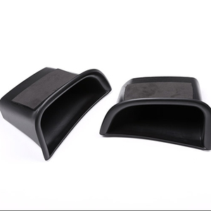 2 pz Nero Maniglia Della Porta Anteriore Contenitore di Scatola di Immagazzinaggio Del Supporto Del Vassoio Per <span class=keywords><strong>Volvo</strong></span> S90 <span class=keywords><strong>Accessori</strong></span> Auto Per Guida A Sinistra - Product Image 3