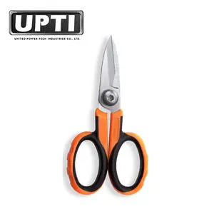 Cizalla Eléctrica de Fibra Óptica de Grado Industrial de Alta Calidad Fabricada en Taiwán, de 5 1/2 Pulgadas, con Borde Liso (con Muesca de Corte) - Product Image 1