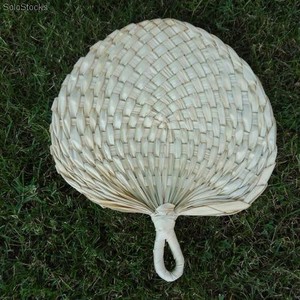Abanicos de Rafia Naturales Hechos a Mano de Vietnam, Estilo Nacional, Abanicos de Paja, Contacto +84-907 377 828 (Viber/WhatsApp/Zalo) - Product Image 4