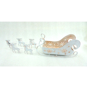 Venta caliente Decoraciones navideñas Adorno de Reno de metal - Product Image 1