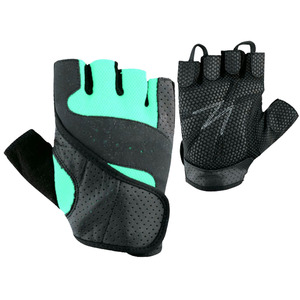 Guantes de levantamiento de pesas de cuero hechos a medida-Protección de Palma antideslizante de medio dedo transpirable ligero de gimnasio para deportes al aire libre - Product Image 6