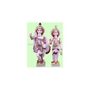 Marble God Radha Krishna <b>Religious</b> <b>Statue</b> - Product Image 1