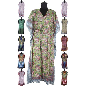 Long Sleeveless Muslim Women Dress Abaya Long <b>Kaftan</b> India - Product Image 1