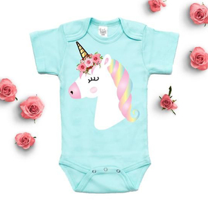Pelele de unicornio de verano para bebé, precio asequible - Product Image 1