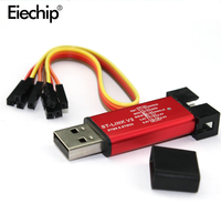 Électronique intelligente ST LINK Stlink ST-Link V2 Mini STM8 STM32 Simulateur Programmeur Téléchargeur avec étui de protection