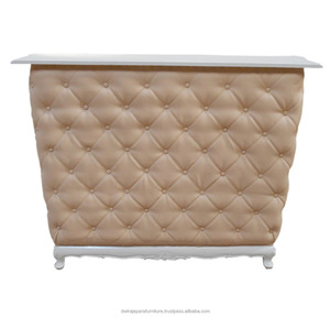 โต๊ะรับแขกซาลอน Tufted เฟอร์นิเจอร์สีขาวสไตล์ฝรั่งเศส - Product Image 4