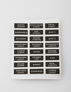 6-Gang ON-OFF Marine Boat Switch Panel con clasificación de 220-240V y 35Amp - Product Image 2