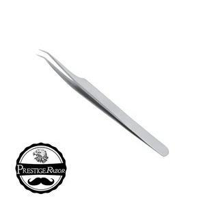 Pince à épiler professionnelle en acier inoxydable de haute qualité, outils de beauté avec pointe en fibre de volume pointue pour les soins personnels - Product Image 1