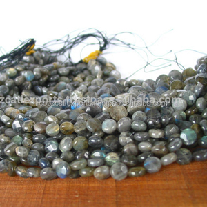 Pierres précieuses de Labradorite de forme ronde en vrac Pierres de guérison pour la fabrication de bijoux Perles - Product Image 1