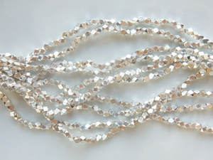 Espaciadores de pepitas facetadas de plata esterlina Tipo de hallazgos de joyería - Product Image 3