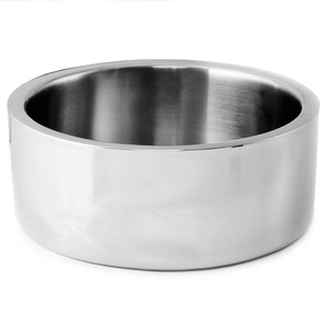 Saladier droit écologique en acier inoxydable à double paroi pour les fêtes - Product Image 1