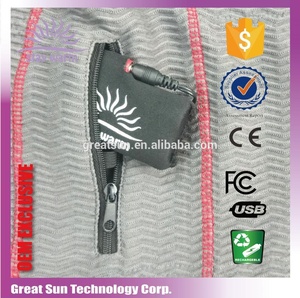 Camiseta Térmica con Calefacción a Batería Recargable Personalizada OEM para Hombre y Mujer, para Invierno - Product Image 6