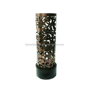 Handmade Etching Candle Holder Direct <b>Sales</b> Perforated Tall Tea <b>Light</b> Antique Finishes Home Decorative Tealight Candle Holder - Product Image 1