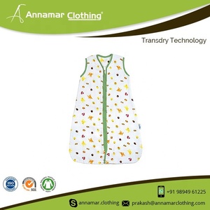 Saco de dormir para bebé tejido 100 algodón orgánico ropa de cama para bebé recién nacido saco de dormir con personalización 100 tiene certificado India - Product Image 3