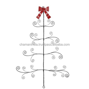 Portatarjetas de alambre de árbol de Navidad, portafotos forjado, portatarjetas de metal para letreros de comida, portatarjetas de notas - Product Image 1