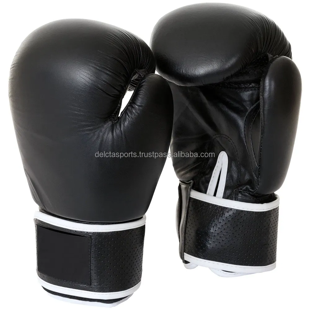 Professional Boxing Glove Leather Logo Custom Training Boxing Gloves