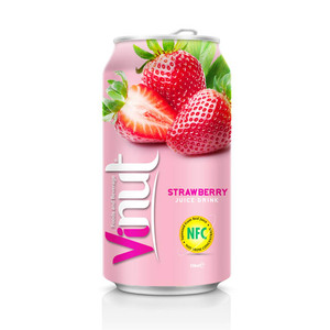 Boisson au jus de fraise en conserve de 330 ml - Product Image 1