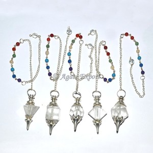 Ensemble de géométrie en cristal de sept chakras artisanaux en pierre semi-précieuse - Product Image 1