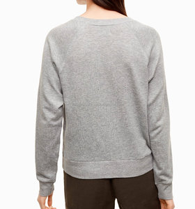 Sweat-shirt Fitness pour femmes, t-shirt personnalisé à manches en Raglan, de haute qualité, en coton et Polyester, coupe cintrée, OEM, - Product Image 3