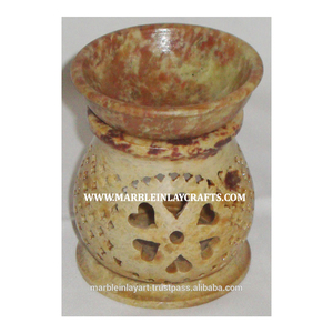 Beautiful Soapstone Aroma Oil Burner - Product Image 1