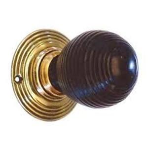 Cổ Bằng Gỗ Tay Nắm Cửa Với Brass Ủng Hộ Tấm Chất Lượng Cổ Điển Vòng Tay Nắm Cửa Cho Phòng Ngủ Ngăn Kéo Xuất Khẩu Trực Tiếp - Product Image 1