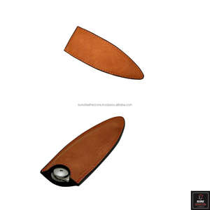 Cuchillo de chef de caza de cuero genuino Funda de cuchillo de cuero - Product Image 6