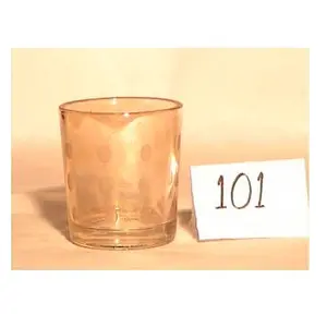 Gold Tall <b>Tea</b> <b>Light</b> Candle Holder Small Metal Votive for Weddings Christmas Elegant Home Decoration Glass <b>Lanterns</b> Candle Jars - Product Image 1