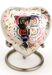 Urne de crémation souvenir en Bronze avec Stand By Brassworld fournitures de funérailles indiennes - Product Image 3