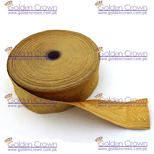 Tresse de dentelle de feuille de chêne de Mylar d'or pour des vêtements et des sacs - Product Image 2