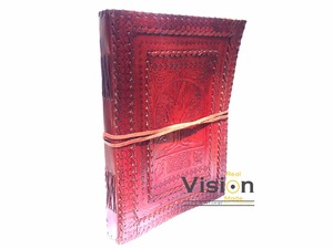 สมุดแพลนเนอร์ไดอารีหนังบูฟอฟอร์วินเทจทำมือสินค้าขายดี - Product Image 5