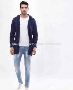 Nouveaux sweats à capuche unis bon marché et élégants pour hommes, impression de logo personnalisé, sweat à capuche en coton uni, sweats à capuche respirants de qualité avec fermeture éclair, logo personnalisé - Product Image 3