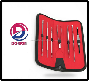 Thép không gỉ mụn đầu đen Remover Kit & công cụ thiết lập với điều trị mụn trứng cá & lỗ chân lông làm sạch cho khuôn mặt & cơ thể-au/chúng tôi cắm tương thích - Product Image 2