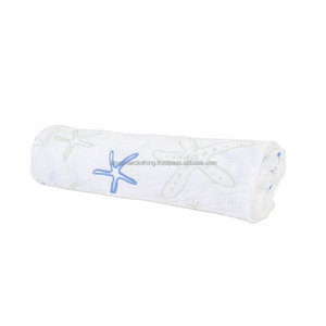 100 bambou recevant des couvertures d'emmaillotage en mousseline pour bébé - Product Image 1