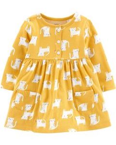 Ropa de algodón 100% orgánico, vestido de punto para bebé recién nacido - Product Image 2