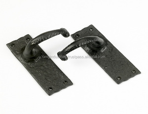 Poignée de porte carrée en fonte noir mat sans clé, prix usine, vente en gros - Product Image 5