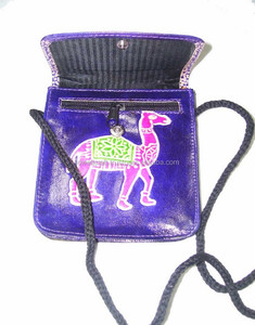 Lowellcraft <b>SMALL</b> PASSPORT <b>LEATHER</b> SHOULDER STRAP <b>BAG</b> - Product Image 2