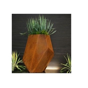 Al aire libre al TAPERED plantador de estaño de maceta de flores jardín decorativo lata VINTAGE plantador - Product Image 4