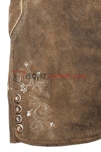 Oktoberfest Bavarian Lederhosen <b>Shorts</b> Plus Size Anti-Wrinkle Embroidered <b>Maternity</b> Friendly - Product Image 3