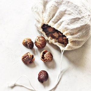 Extracto orgánico de Sapindus Trifoliatus 40 polvo de cáscara de nuez de jabón apindoside GMP/botella Halal puede tambor contenedor de plástico tarro de albañil - Product Image 4